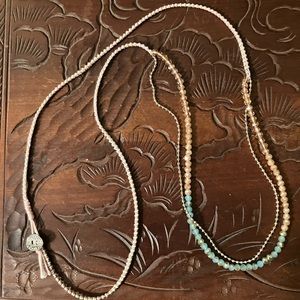 Necklace to wrap bracelet